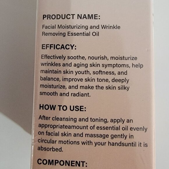 ❤️Fortifying Oil Facial Moisturizing Wrinkle Removing Essential Oil NIB❤️ - Picture 2 of 9